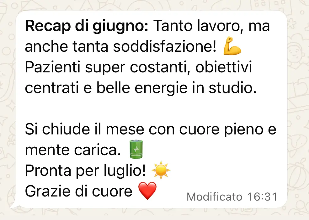 Feedback cliente